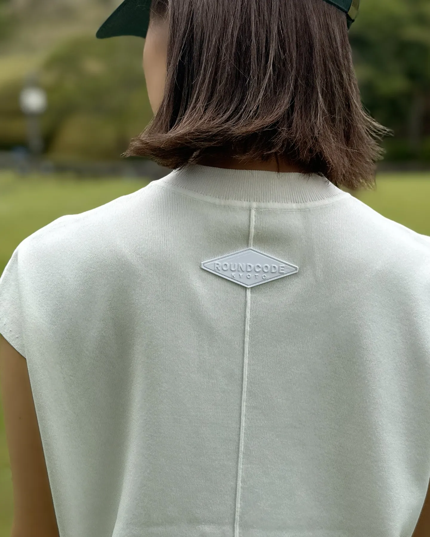 This knit has a smooth texture...