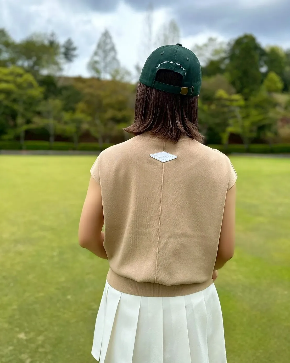 This knit has a smooth texture...