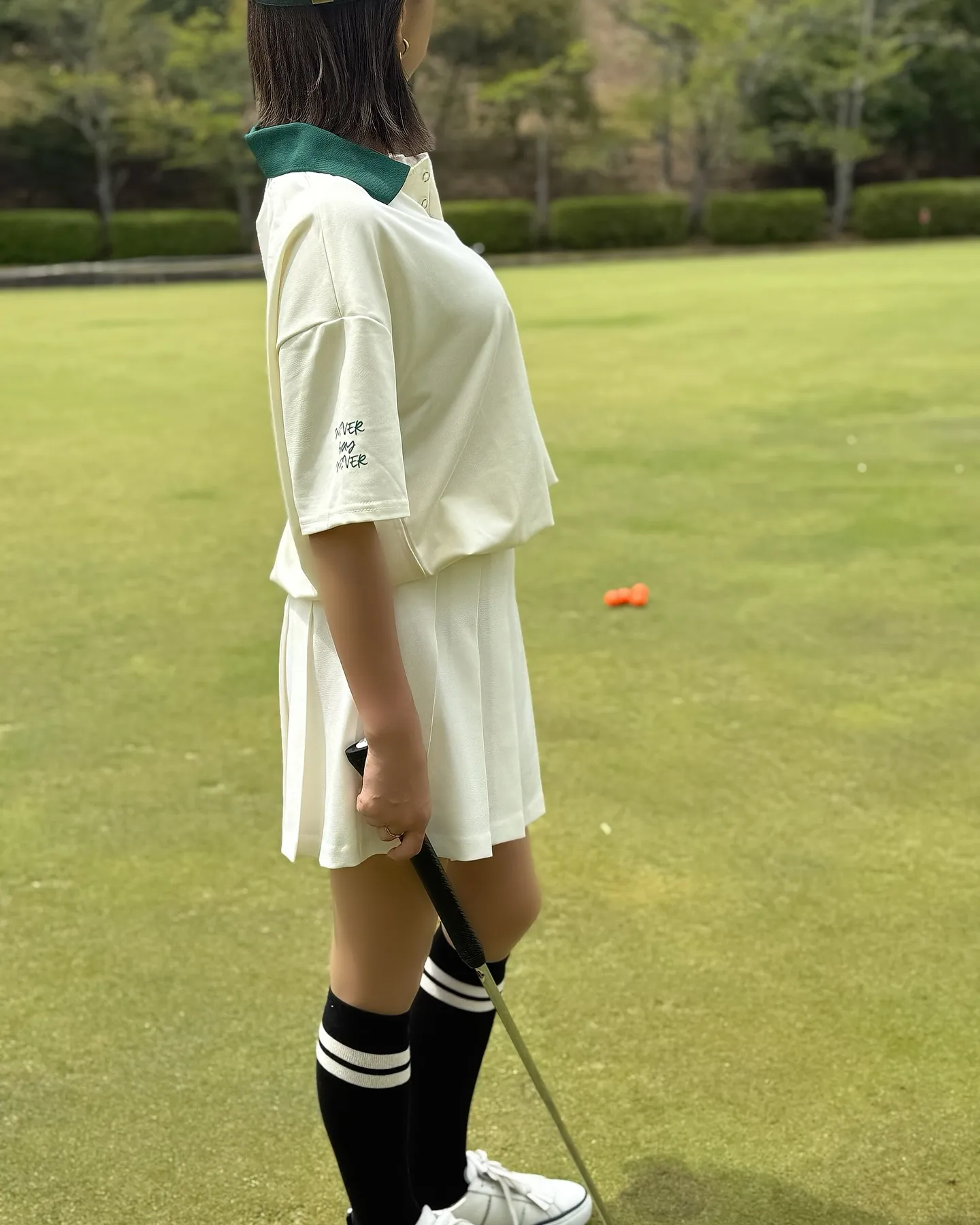 A polo shirt with a bicolor co...